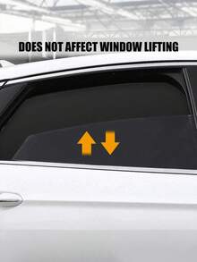 4pcs/2pcs Black Magnetic Car Side Window Curtains, Suitable For SUV And Sedan, Front And Rear Window Sunshades Block UV Rays And Heat, Easy Magnetic Installation, Perfect Holiday Gift For Drivers And Families - Sunshade - View 5