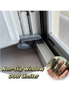 Door & Window Stopper | Durable Anti-Collision Buffer Strip & Track Lock Set – Suitable For Balcony Partition, Ventilation & Privacy Protection | Easy Installation, Suitable For Patio Doors - Multicolor - View 4