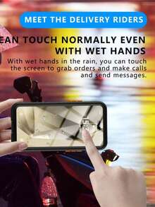 Funda de teléfono con triple protección, a prueba de golpes, de moda y resistente al agua, compatible con iPhone 15 Pro/14/13, para usar en la playa, buceo, entrega, transporte en días lluviosos y natación. Retire el protector de pantalla antes de usar. A prueba de golpes, resistente a caídas y arañazos. Regalo de primavera, cumpleaños o aniversario. - Negro - Ver 9