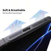 2/6片金屬防塵網貼，適用於 iPhone 16 Pro 15 14 13 12 系列耳機揚聲器孔，防塵網保護膜，適用於 iPhone 17 - 彩色 - 查看 7