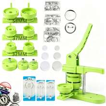 3 Kit De Maquina Para Hacer Botones Pines 32/37/58mm - A - Ver 1