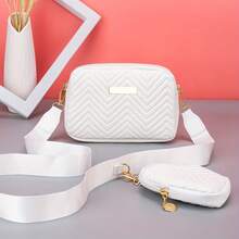 XD Fashionable Minimalist Girls Comfortable Coin Purse Crossbody Bag, Detachable Shoulder Strap, High-Quality Material, Exquisite Metal Decoration, Classic Design, Versatile And Practical - Multicolor - View 7