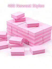 50pcs/Pack Double-Sided Nail Polishing & Buffing Files, Mini Sponge Blocks For Nail Trimming And Polishing - Multicolor - View 26
