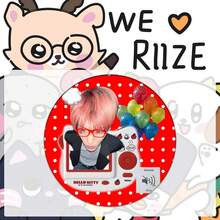 RII/Z/E Boy Band Brooch Badge Cute Niche Creative DIY Brooch Exquisite Packaging Decoration Gift 58mm - Multicolor - View 13