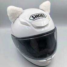 AD Cute Cat Ear Helmet Decor Detachable Fox Ear Motorcycle Accessories For Women Girls Riding Sweet Punk E-Bike Scooter Gift - Plush Helmet Ears - View 8