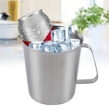 1000 Ml 304 Stainless Steel Measuring Cup, Metal Measuring Jug With Scale, Heat-Resistant Liquid Measuring Container For Baking, Cooking, Barista - Silver - View 3