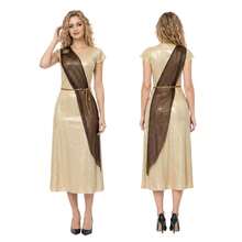 Adult Greek Goddess Role Playing Costume Ancient Greek Egyptian Queen Suitable For Halloween Carnival Party Set - Multicolor - View 3