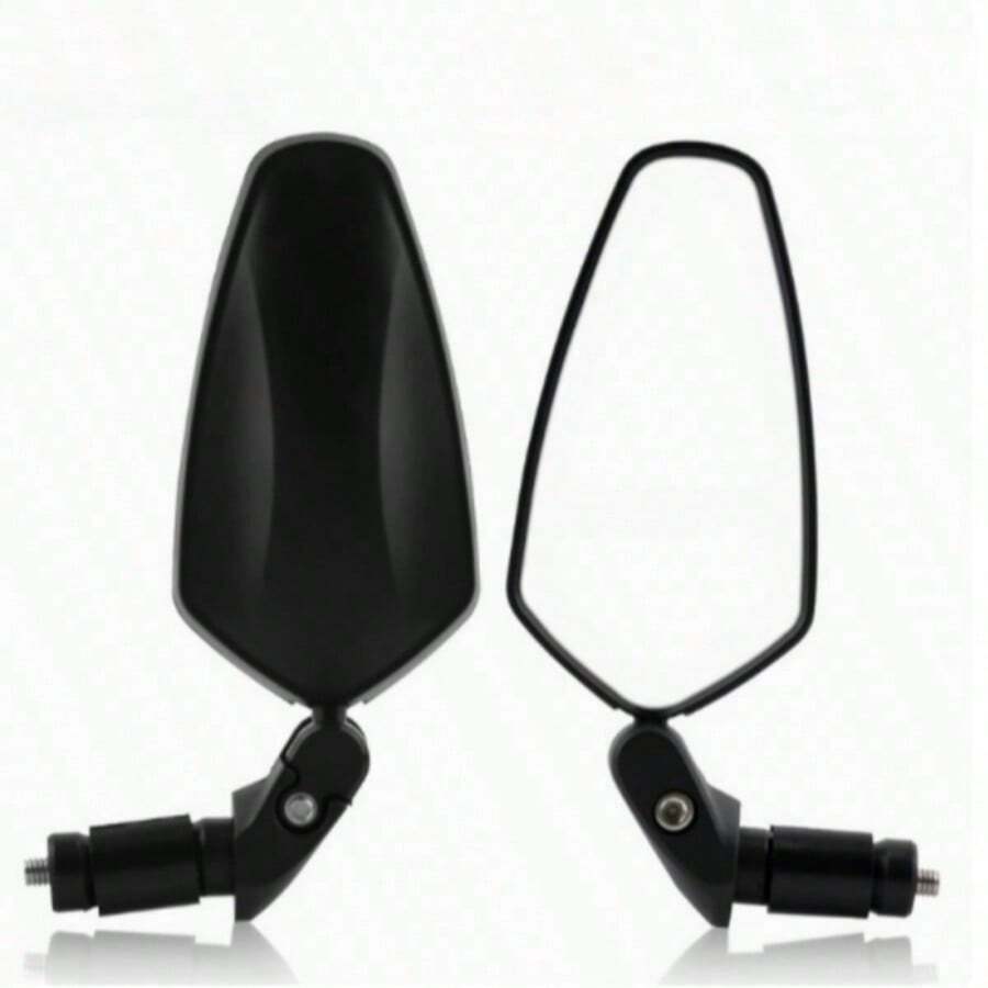 2Pcs Multi-Function Bicycle Handlebar End Mirror 360° Rotatable Adjustable High-Definition Rearview Mirror Universal For Road Bike Motorcycle Bicycle - Multicolor - View 1