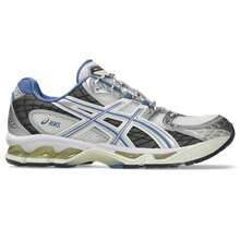 ASICS GEL-NIMBUS 10.1 Retro bequeme Low-Top Sport-Freizeitschuhe für Männer und Frauen - Weiß/Silber - Übersicht 2