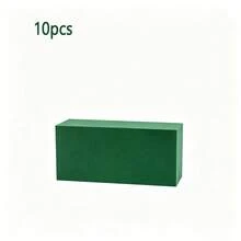 Absorbent Green Wet & Dry Floral Foam Brick, Suitable For Floral Arrangements, Spring Crafts, Home Bedroom Kitchen Bathroom Decor, Ideal Wedding & Birthday Party Accessory, 5.51"*3.14"*1.77" - Regular Model - View 10