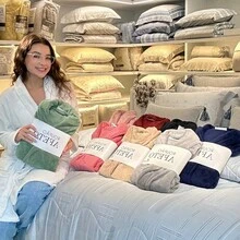 Roupão Microfibra Fleece Manga Longa com Bolso Adulto Super Macio Afeto Eurotextil Modelo Unissex Flannel Tamanho Único - Verde Oliva - Visão 7
