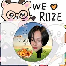RII/Z/E Boy Band Brooch Badge Cute Niche Creative DIY Brooch Exquisite Packaging Decoration Gift 58mm - Multicolor - View 7