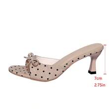 Women's Beige High Heel Sandals, Open Toe Design, Versatile Minimalist Style, Suitable For Summer - Camel - View 8