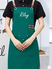 Customizable Chef Apron With Pockets And Adjustable Straps, Customizable Text, Logo, Name, And Graphics, Criss-Cross Design, Suitable For Restaurants, Food Service, And Cafes, Personalized Gift - Multicolor - View 30