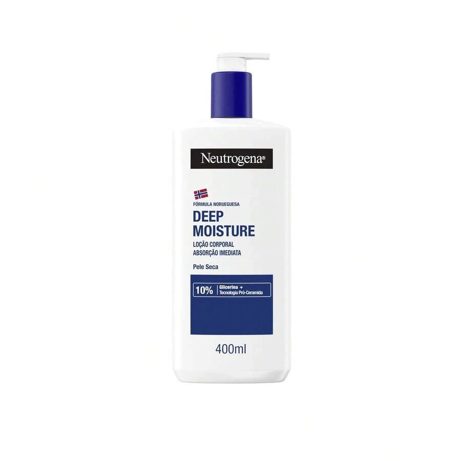 Neutrogena لوشن الجسم نيوتروجينا ترطيب عميق للبشرة الجافة 400 مل - السيراميد - مشاهدة 1