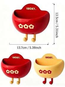 1/2pcs Yuanbao Magnetic Refrigerator Storage Box, Equipped With Strong Magnets, Multifunctional Refrigerator Side Storage Cabinet, Suitable For Kitchen, Bathroom, Office Desk, Can Store Seasonings, Cosmetics, Pen Holders And Other Items, Space-Saving Modular Design, Suitable For Cabinet Doors, Ideal Gift For Housewarming, Birthday, Christmas, Anniversary And Other Occasions - Multicolor - View 7