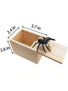 1/2/3 Kotak Laba-laba Kejutan Halloween - Lelucon Kejutan untuk Anak-Anak yang Berburu Permen - Alat Peraga Lelucon Rumah Hantu - Mainan Pegas Laba-laba Buatan Tangan, Cocok untuk Permainan Pesta - Set Lelucon yang Dapat Digunakan Kembali - Kotak Lelucon Meja Kantor - Hadiah Lelucon Laba-laba untuk Ulang Tahun Rekan Kerja - MultiWarna - View 7