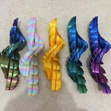 1個 3D列印可變形龍鱗紓壓蛋，可扭轉旋轉擺動的龍玩具，創意手指紓壓桌面玩具，節日禮物與派對，隨機顏色 - 扭扭蛋L - 查看 4