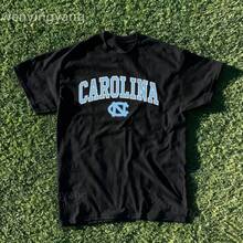 Summer New Printed Short Sleeve Tops, Vintage Gators Shirt, Carolina Team Shirt, Sports Teams Collection, Team Pattern Series Tops, Gift For Fans-L91 - 黑色2 - 查看 12