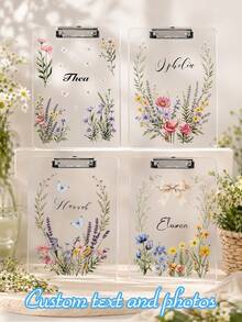 1pc Custom Acrylic Writing Board, Can Print Color Photos, Images, Logos, And Text; Suitable For Students And Teachers, Ideal For Home Education And School Supplies, And Also Makes A Great Gift For Teachers And Back-To-School Season. - Multicolor - View 1