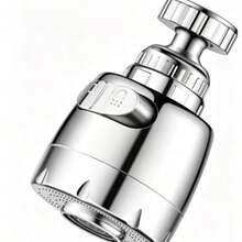 Universal Kitchen Faucet Extension Spray Head, 720° Rotating Flexible Hose Faucet Adapter, 3-Mode Adjustable Splash-Proof Water-Saving Faucet Nozzle, Suitable For Sink Faucets - A - View 3