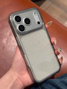 奢華亮片閃亮透明軟質手機背殼，適用於 iPhone 17 Pro Max 17 16 15 14 13 Pro Max 15 16 Plus 17Air，閃亮相機保護殼 - 透黑 - 查看 4