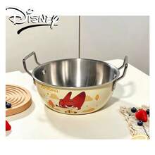 Disney Zootopia Cute Animal Print Stainless Steel Bowl, Stainless Steel Double Handle Dining Tableware - Multicolor - View 9