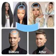 36/50/72/150pcs Waterproof Adhesive Lace Front Hair Tape, Lace Wig Tape For Hair Extensions, Lace Front Support, Hair Pieces - View 8