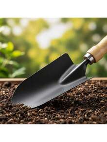 Kit De Jardinagem Extragrande De Metal Com Cabo De Madeira - multicolorido - Visão 5