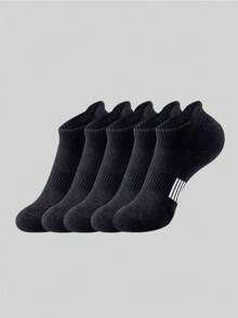 1/510/20 Pairs Minimalist Unisex Socks, Comfortable Casual All-Season Versatile Couple Short Socks - Multicolor - View 3