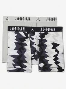 Nike Genuine JORDAN Men's Breathable Skin-Friendly Printed Boxer Briefs HV8679-010 - HV8679-010 - View 3