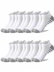 5/10/20 Pairs Simple Neutral Short Socks, Comfortable Casual Multi-Functional Couple Socks, Suitable For All Seasons, 20/1 Pair Optional - Multicolor - View 3