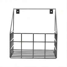 Horse Stable Organizer Basket | | | Durable & Black Coated - Black - View 3