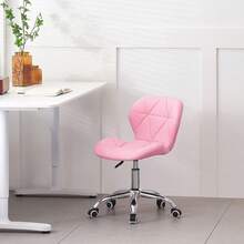 JMYXF Office Chair Swivel Desk Chair Height Adjustable Ergonomic Computer Chair Home Office Chair With Soft Padded  Base 360° Rotation - Pink - View 8