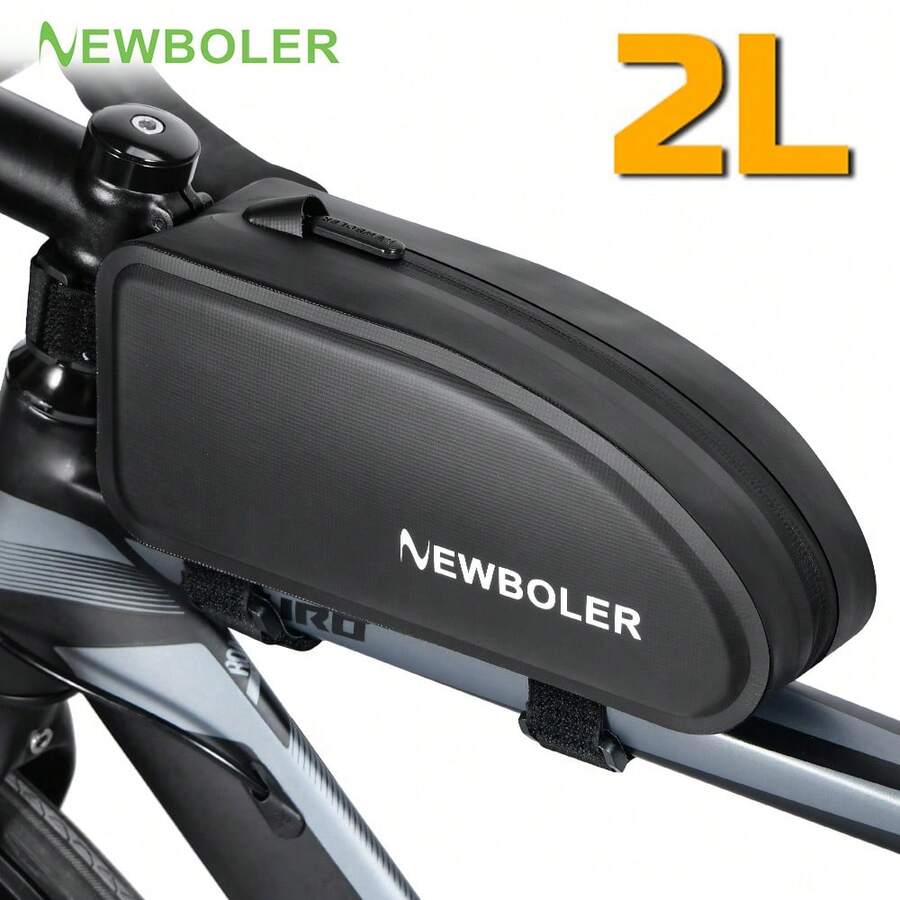 NEWBOLER 2L Bicycle Top Tube Bag Bicycle Frame Bag Bike Tool Bag For MTB Road Bike Bike Bag Cycling Accessories - Multicolor - View 1