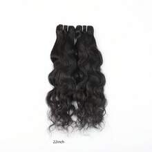 2PCS Natural Wave Bundles Human Hair Natural Hair Extensions Human Hair Weave Bundles Natural Color Can Be Dyed - Natural Black - View 28