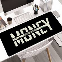 Minimalistisches Buchstabenmuster Extra langes Gaming Mauspad & Schreibtischunterlage Set, rutschfeste langanhaltend Gummibasis, glatte empfindliche Oberfläche, geeignet für PC Laptop Büro Zuhause, abstrakte Kunst Schreibtischdekoration, Schulanfangszubehör - A - Übersicht 2