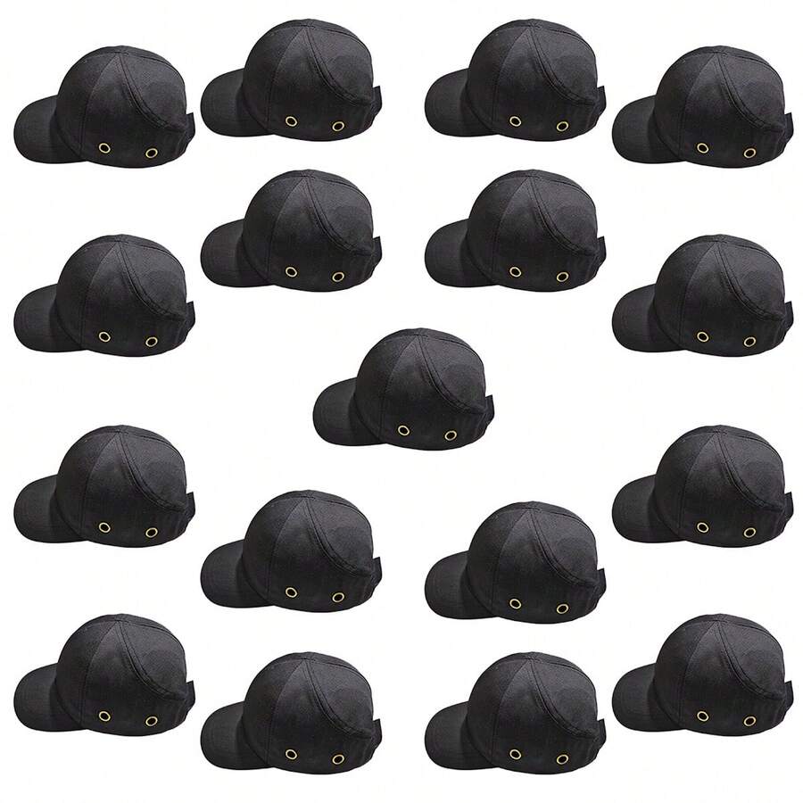 Bone com Capacete EPI Kit 17 Uni Obra Seguranca do Trabalho Casquete Construcao Reparo Conserto Oficina Servico Protecao - A - Visão 1