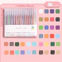 36 Warna Stabilo Mengkilap Berwarna-warni, Spidol untuk Melukis, Menggambar, Grafiti, Menulis dengan Lancar, Sempurna untuk Sekolah, Kantor, Bisnis, dan Ujian! Hadiah Kembali ke Sekolah - Berbagai gaya - View 3