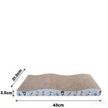 Multifunctional Cat Scratcher Made Of Wear-Resistant Corrugated Paper For Cats To Sharpen Claws And Rest, Equipped With Cat Teaser Toys, Featuring A Stable And Attractive Cloud-Shaped Base - one-size - View 11