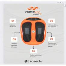 Power Legs Mejora Circulación Y Fortalece Piernas Cv Directo Naranja - Tipo de Enchufe A USA (110-127V) - Ver 3