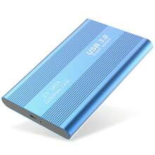 2TB USB 3.0 Portable External Hard Drive High-Speed Data Transfer, Durable & Stable, Ideal For Laptops, Desktops, And PCs, Compatible With Windows 7-11/IOS Systems, PC Backup Storage|Sleek Black Design|Sleek Storage Design - View 2