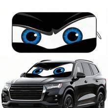 1 pieza Parasol para parabrisas de coche, protección de visera interior, bloquea los rayos UV, mantiene tu vehículo fresco, plegable, adecuado para sedanes y SUVs - A - Ver 10
