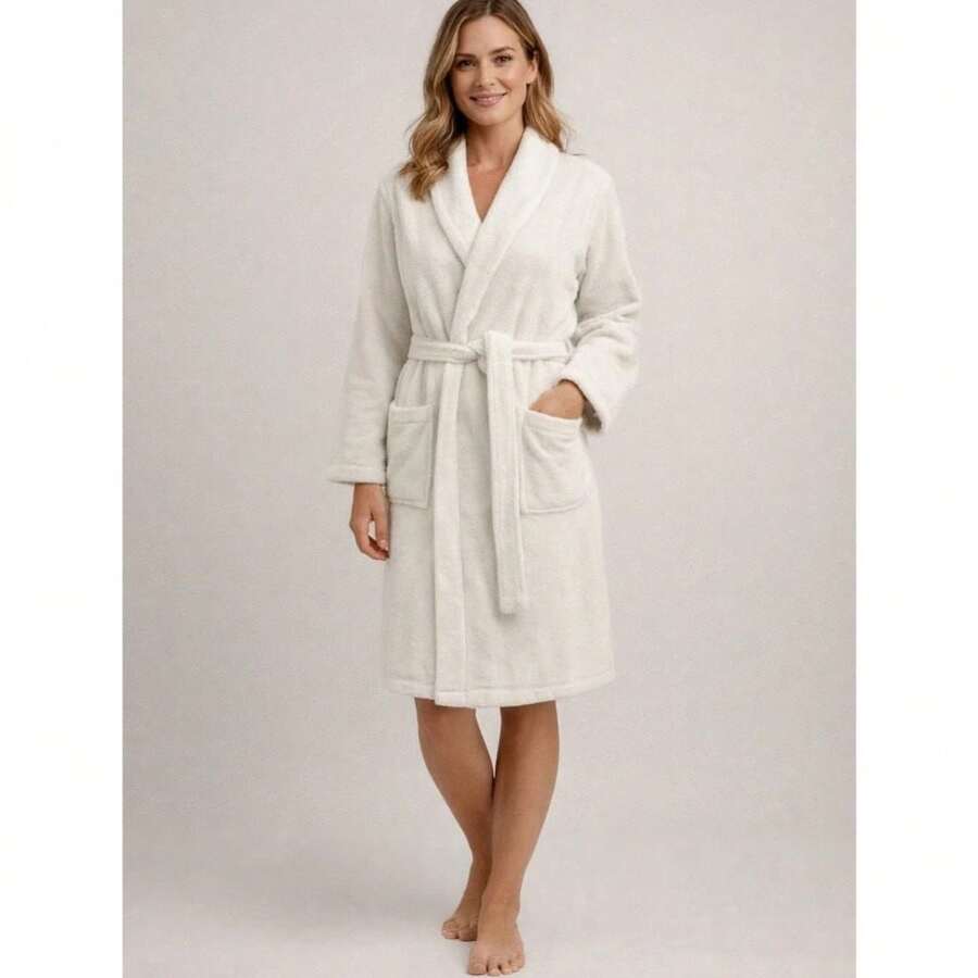 Bathrobe - Beyaz - Görünüm 1
