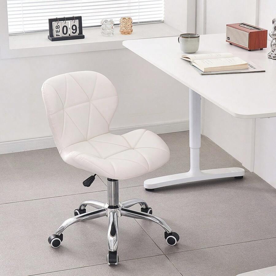 JMYXF Office Chair Swivel Desk Chair Height Adjustable Ergonomic Computer Chair Home Office Chair With Soft Padded  Base 360° Rotation