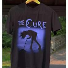 New Spring/Summer T-Shirt By The Cure Band For Men, Casual, Suitable For Both Men And Women. - 黑色 - 查看 1