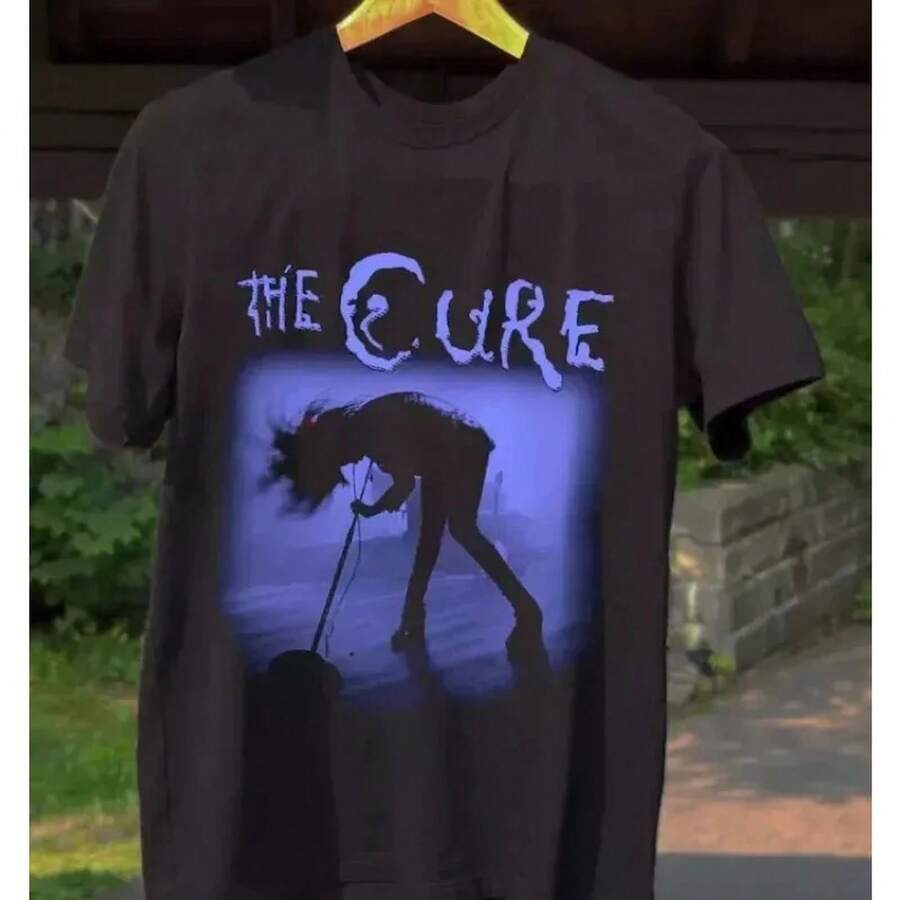 New Spring/Summer T-Shirt By The Cure Band For Men, Casual, Suitable For Both Men And Women. - 黑色 - 查看 1