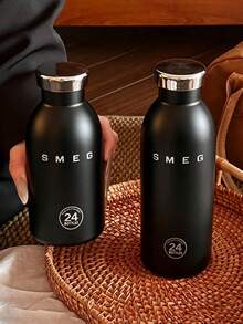 1pc Large Capacity Stainless Steel Vacuum Insulated Water Bottle, Hot & Cold Dual Use , Portable Outdoor Insulated Flask, Durable Reusable Water Bottle, Unisex - Multicolor - View 5
