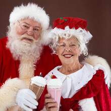 1pc Red Grandma Christmas Hat, Santa Claus Mrs. Claus Cosplay Costume Party Hat, Red Hat Grandma, Holiday Dress Up Fun Choice - Multicolor - View 4