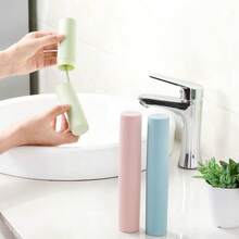2pcs Travel Toothbrush Storage Box, Compact Slim Handle Toothbrush Protective Case, Ventilated Portable Storage Box, 3pcs Toiletries Travel Set, Lightweight, Suitable For Vacation, Business Trip, Camping, Hiking, Spring Break Essentials - Multicolor - View 2